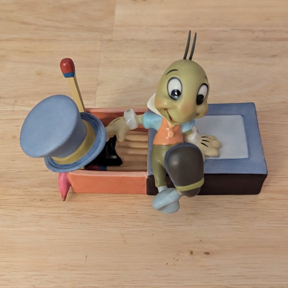 Rare WDCC Jiminy Cricket "Let Your Conscience Be Your Guide" from Pinocchio